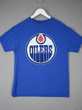 Old TIme Hockey Edmonton Oilers Anderson Tee Mens Medium